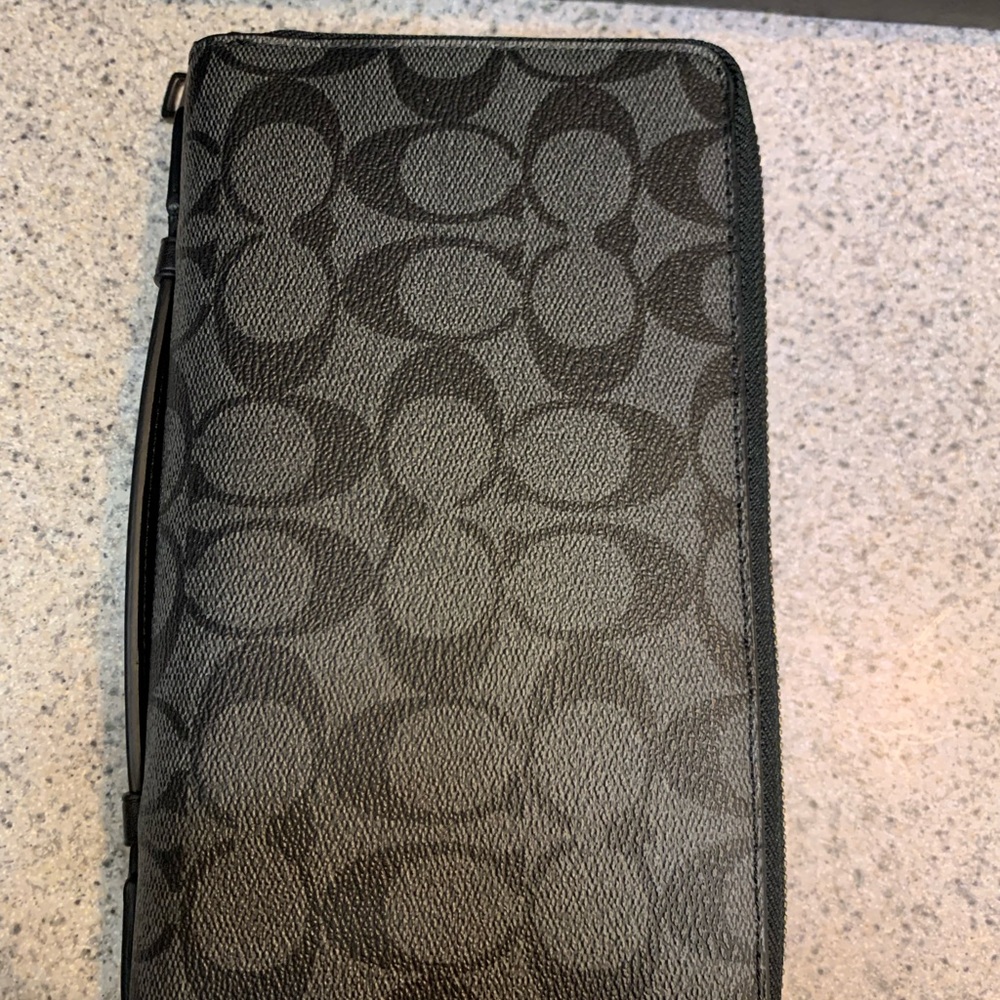 Coach travel wallet